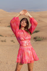 Samstagmorgen-Kleid Pink