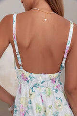 Peach Passion Maxi Dress White