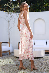 Maxikleid "Be Somebody" Rosa