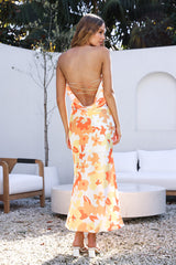 Maxikleid „Make You Smile“ in Gelb