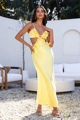 Don't Speak Maxikleid Gelb