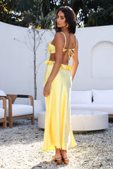 Don't Speak Maxikleid Gelb