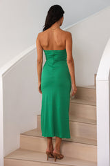 Help Myself Midi Dress Green