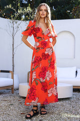 This Love Of Mine Maxikleid Orange