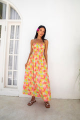 FORTUNATE ONE In Bloom Maxikleid mit Blumenmuster