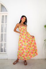 FORTUNATE ONE In Bloom Maxikleid mit Blumenmuster