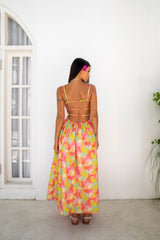 FORTUNATE ONE In Bloom Maxikleid mit Blumenmuster