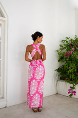 FORTUNATE ONE Harper Maxikleid Rosa
