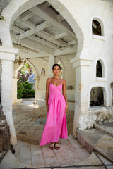 FORTUNATE ONE Maxikleid für verliebte Paare in Rosa