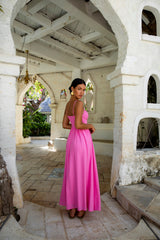 FORTUNATE ONE Maxikleid für verliebte Paare in Rosa