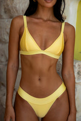 FORTUNATE ONE Majorca Swim Bottom Lemon
