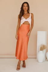 When You Breathe Maxi-Kleid Orange