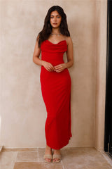 Maxikleid „Karibische Brise“ Rot