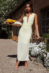 Late Night Maxikleid Gelb