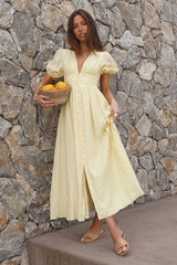 Maxikleid "Busy Bee" Gelb