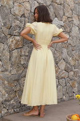 Maxikleid "Busy Bee" Gelb