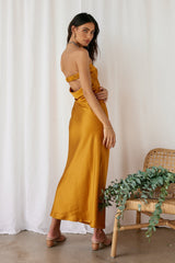 Gleam In Gold Maxi-Kleid Gelb