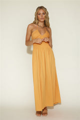 Maxikleid „Cross My Heart“ Orange
