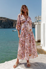 Come And Go Maxikleid Pink