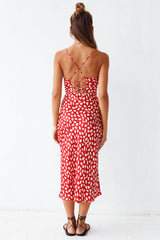 Midi-Kleid „Next Flight Home“ Rot