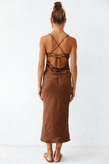 Sanctuary Maxi Dress Brown