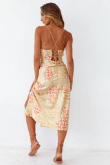 Midikleid Golden Rivers