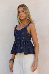 Zartes Oberteil Darling Blau