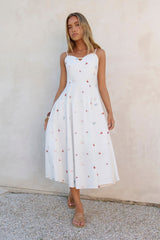 Sunny Desires Midikleid Weiß