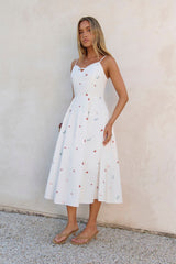 Sunny Desires Midikleid Weiß