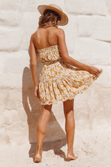 Runaway-Kleid Senf