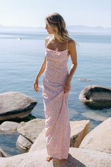 Maxikleid In The Air Pink
